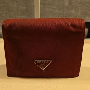Prada Red BiFold Wallet